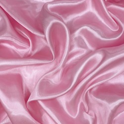 Ткань Атлас-сатин, цвет Розовый (на отрез)  в Новокузнецке