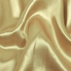 Ткань Атлас-сатин ЛЮКС, цвет Золотой (на отрез)  в Новокузнецке