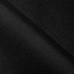 Прорезиненная ткань Оксфорд 600D ПВХ, Черный  в Новокузнецке, 340 г/м2, 359 руб