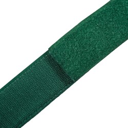 Контактная лента 40мм (38мм) цвет Зелёный (велькро-липучка, на отрез)  в Новокузнецке