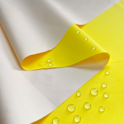 Водонепроницаемая Дышащая Мембранная ткань PU 10'000, цвет Жёлтый (на отрез)  в Новокузнецке