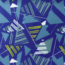 Ткань Оксфорд 210D PU, принт &quot;Лимонные треугольники&quot;   в Новокузнецке